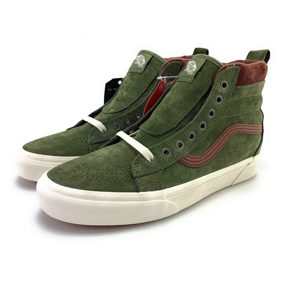 VANS Men's Sk-8 Hi MTE Deep Lichen Skate Shoes - Picture 4 of 12